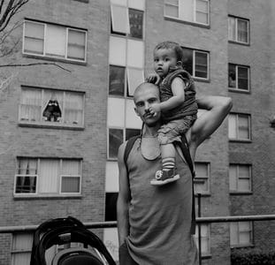 Eric and his son, Redfern 2011