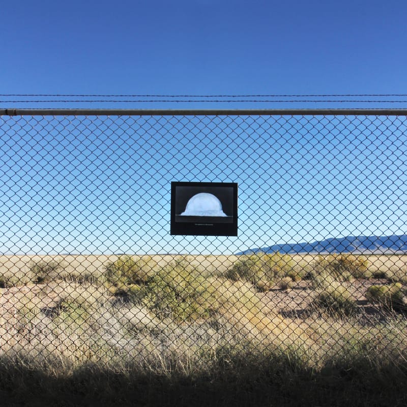 Perimeter Fence, Trinty test site, White Sands Missile Range, New Mexico, USA